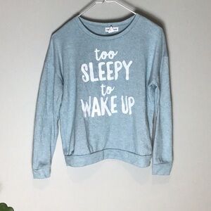 Cabin Fever > Blue Graphic Sweatshirt